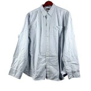 Nwt New Jcrew Mens Flex Oxford Striped Classic Long Sleeve Dress Shirt Sz XL